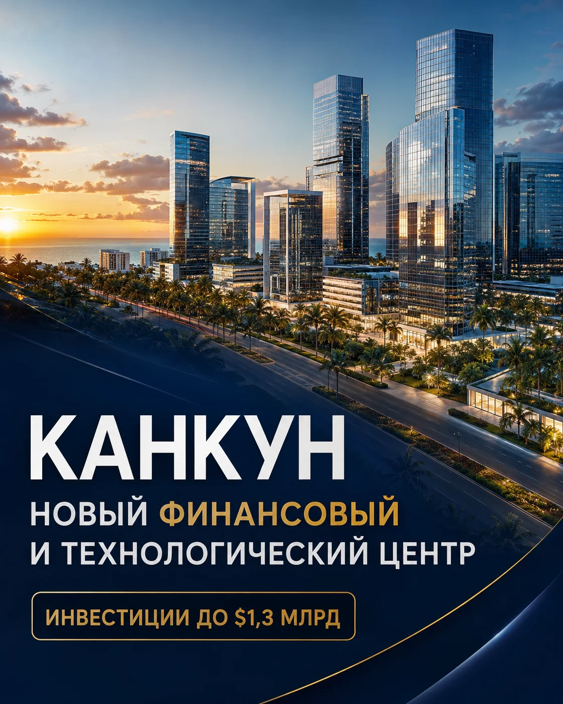 КАНКУН СТАНОВИТСЯ НЕ ТОЛЬКО ТУРИСТИЧЕСКИМ, НО И ФИНАНСОВЫМ ЦЕНТРОМ ЛАТИНСКОЙ АМЕРИКИ